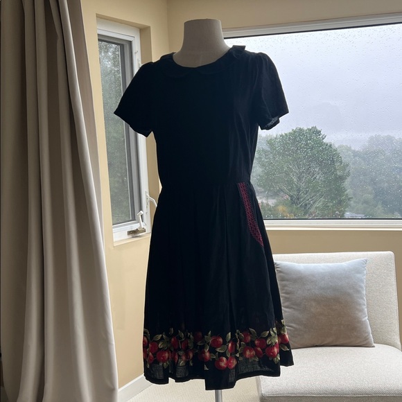 Like new! Dangerfield brand cotton knee length dress size Small - Picture 1 of 12